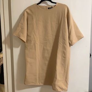 Beige Shift Dress